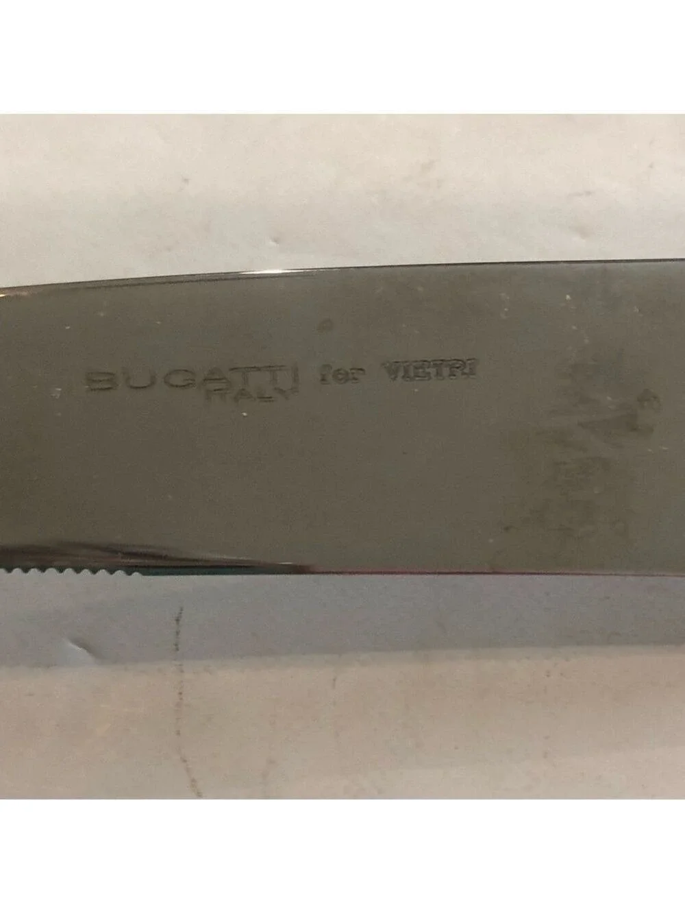 Bugatti for Vietri Aladdin 5 piece place setting Red Italian 18/10 stainless